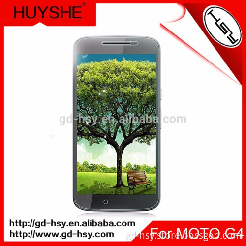 HUYSHE professional supply scratch resistant 0.3mm thickness 9h hardness tempered glass screen protector for Mortorola Moto G4